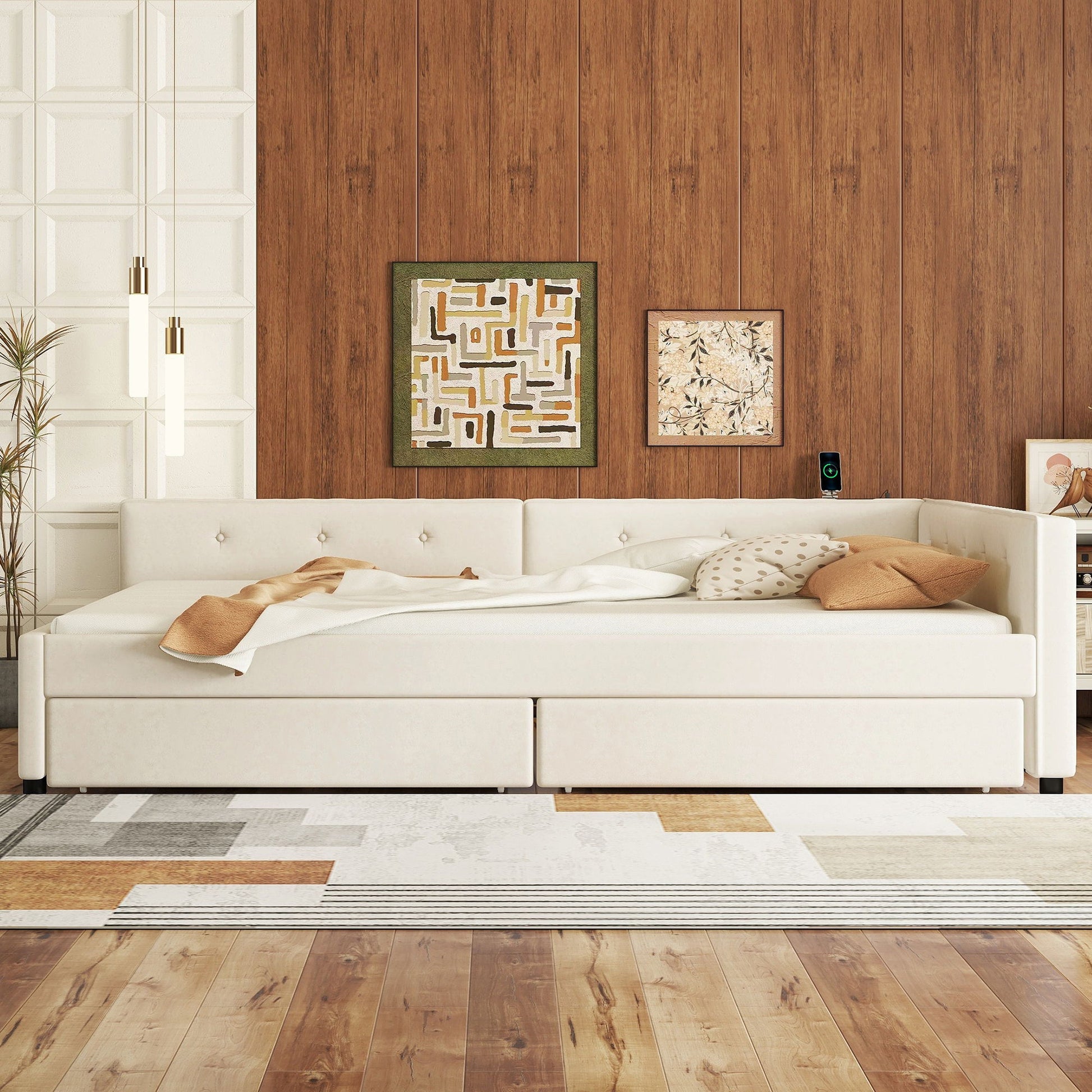 Platform Bed With USB Ports - The Sleep Loft - Online Mattress Showroom NYC