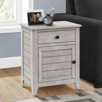 Accent Nightstand, Storage Drawer, Transitional - The Sleep Loft - Online Mattress Showroom NYC