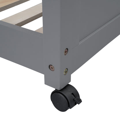 Full Over Full Bunk Bed With Desk - The Sleep Loft - Online Mattress Showroom NYC