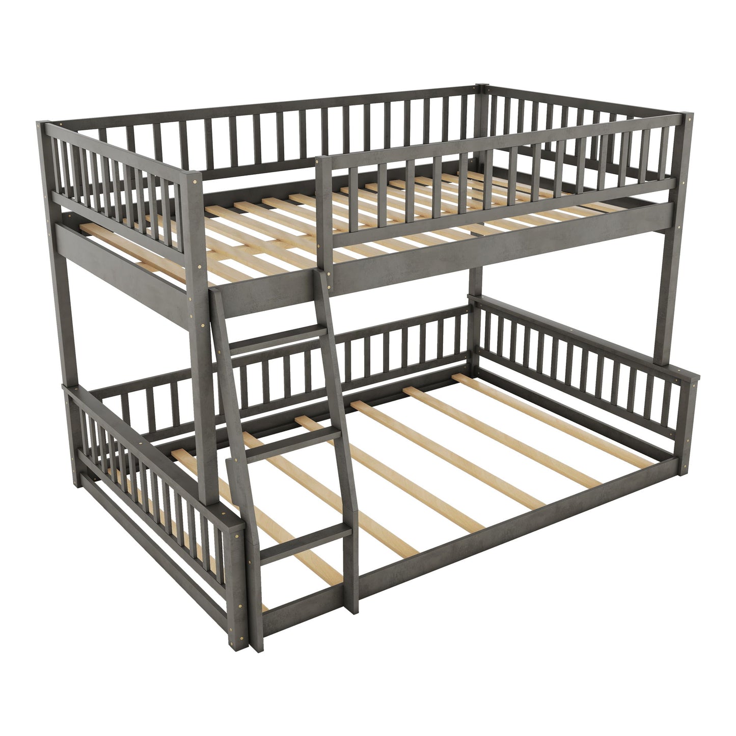 Bunk Bed With Ladder And Guardrails - The Sleep Loft - Online Mattress Showroom NYC