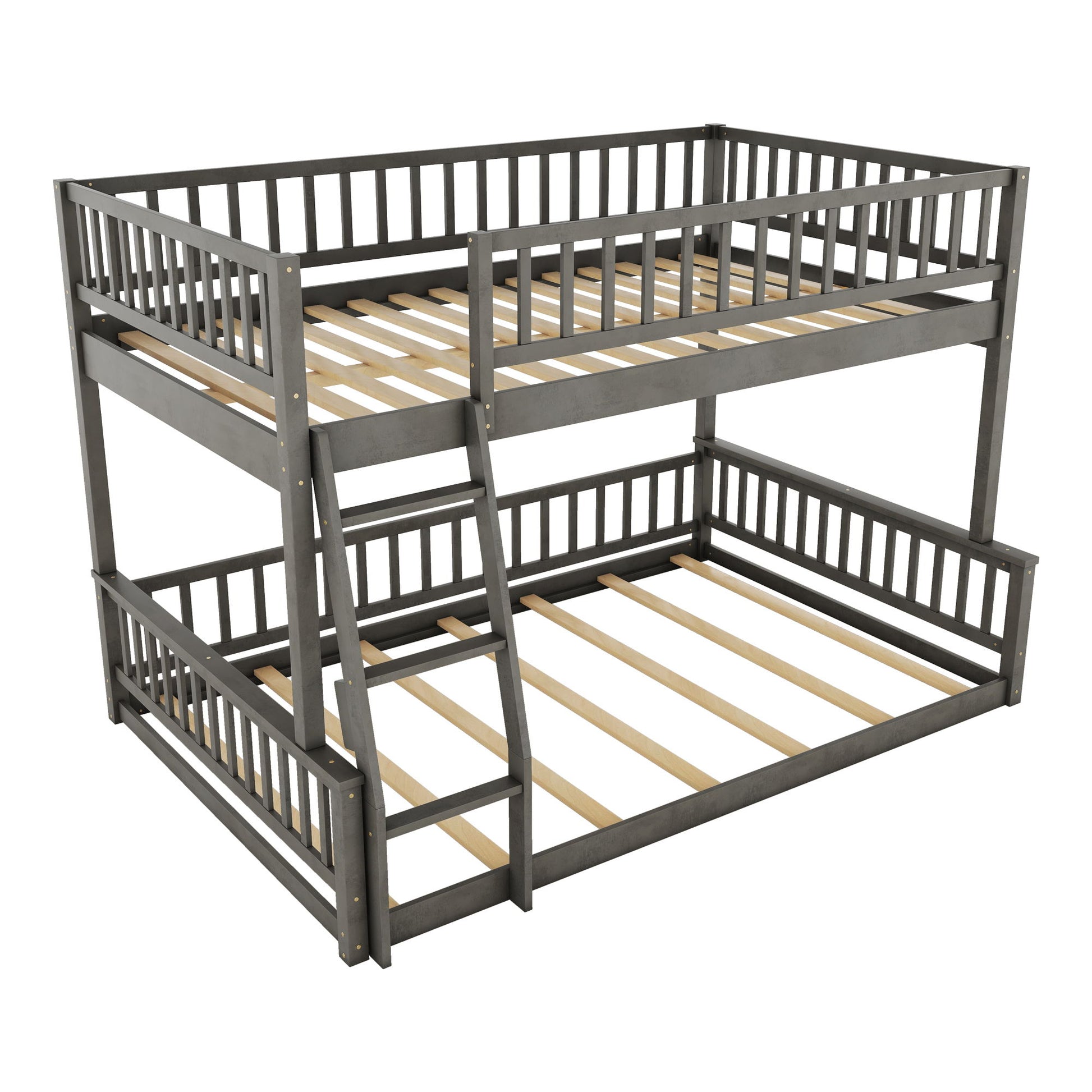 Bunk Bed With Ladder And Guardrails - The Sleep Loft - Online Mattress Showroom NYC