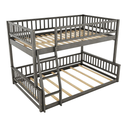 Bunk Bed With Ladder And Guardrails - The Sleep Loft - Online Mattress Showroom NYC