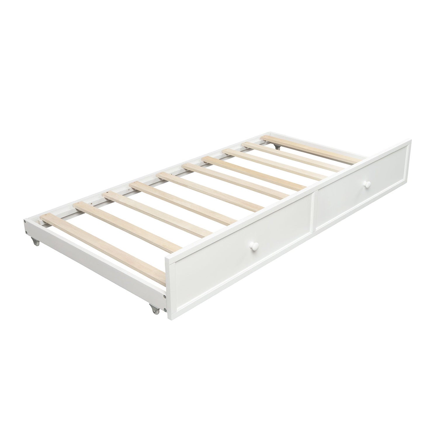 Twin Size Daybed & Twin Size Trundle - White - The Sleep Loft - Online Mattress Showroom NYC