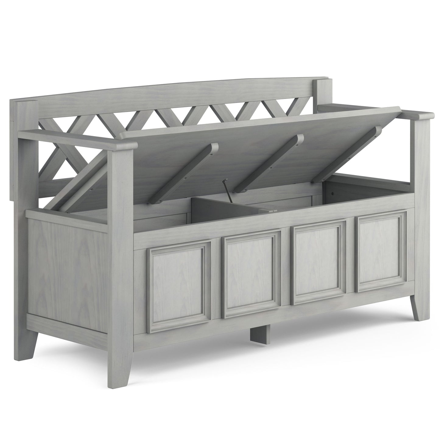 Amherst - Handcrafted Entryway Storage Bench - The Sleep Loft - Online Mattress Showroom NYC