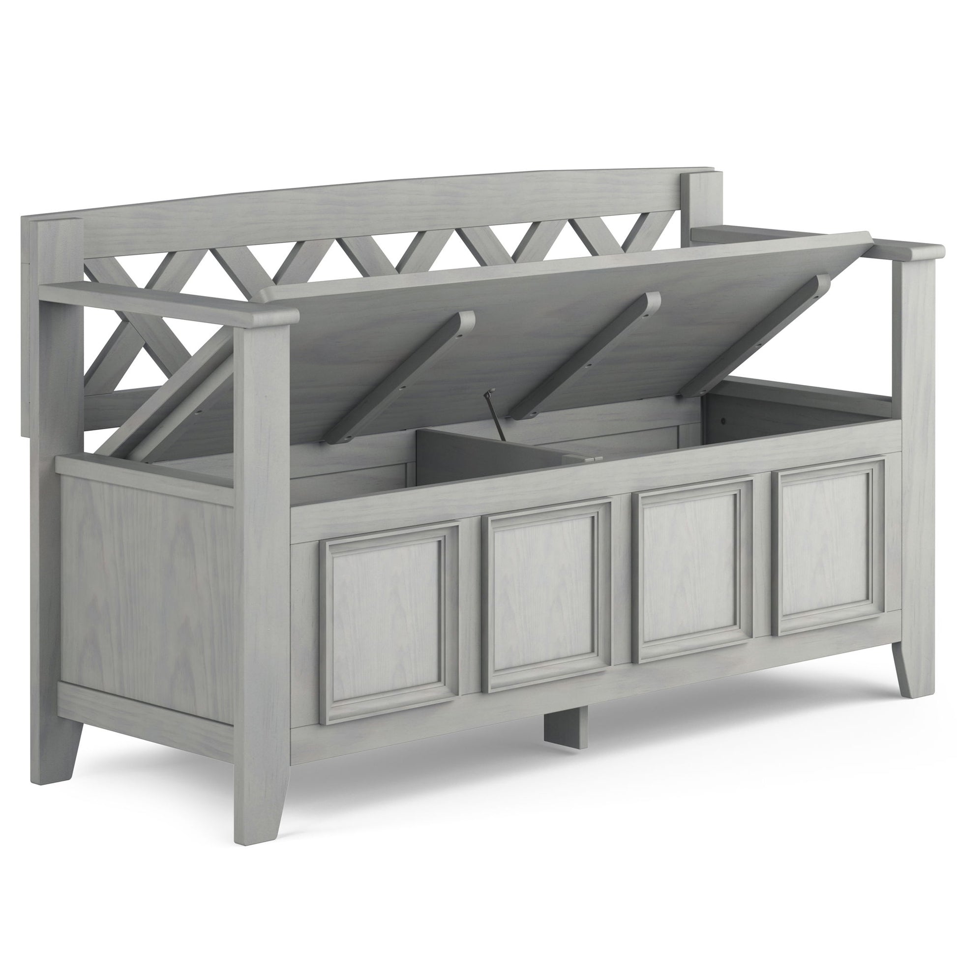 Amherst - Handcrafted Entryway Storage Bench - The Sleep Loft - Online Mattress Showroom NYC