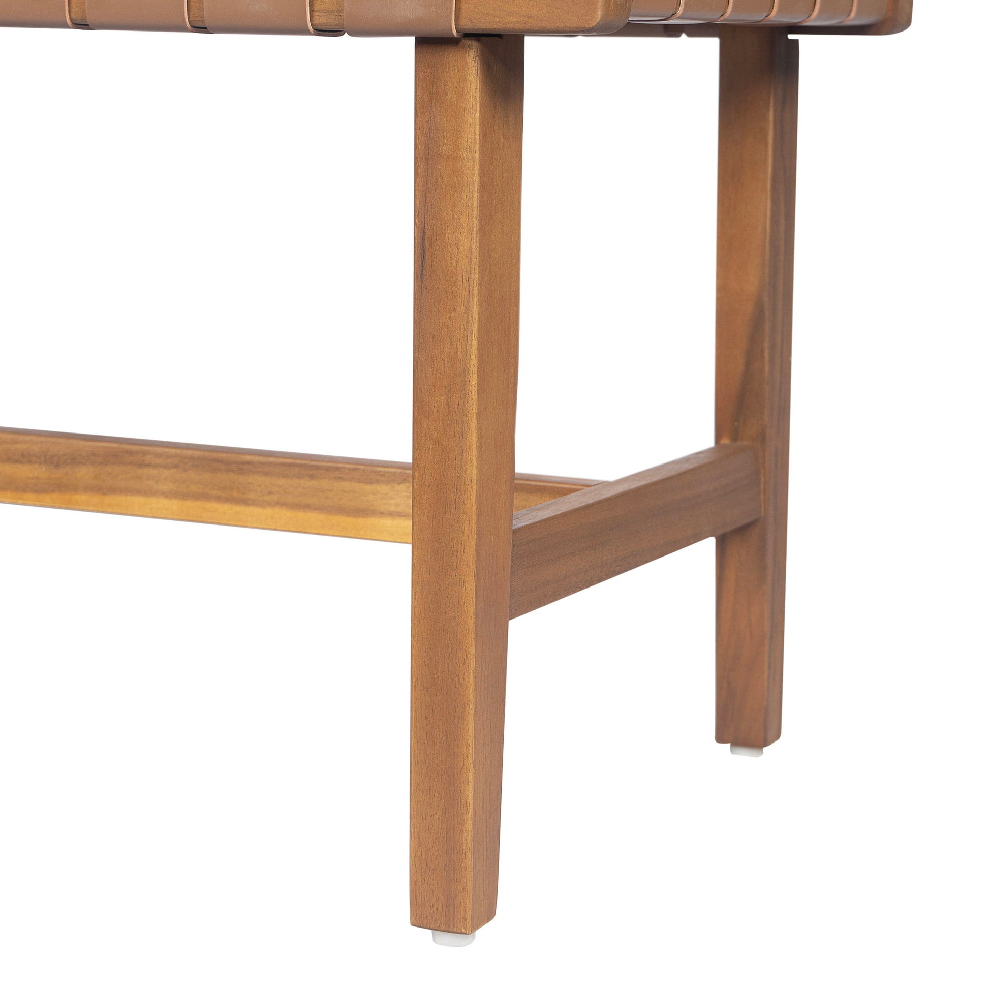 Bedroom Bench - Acacia Wood - The Sleep Loft - Online Mattress Showroom NYC