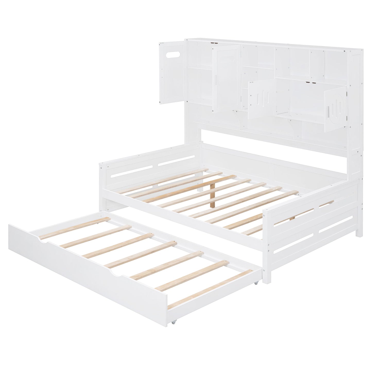 Daybed With All-In-One Cabinet And Shelf - The Sleep Loft - Online Mattress Showroom NYC
