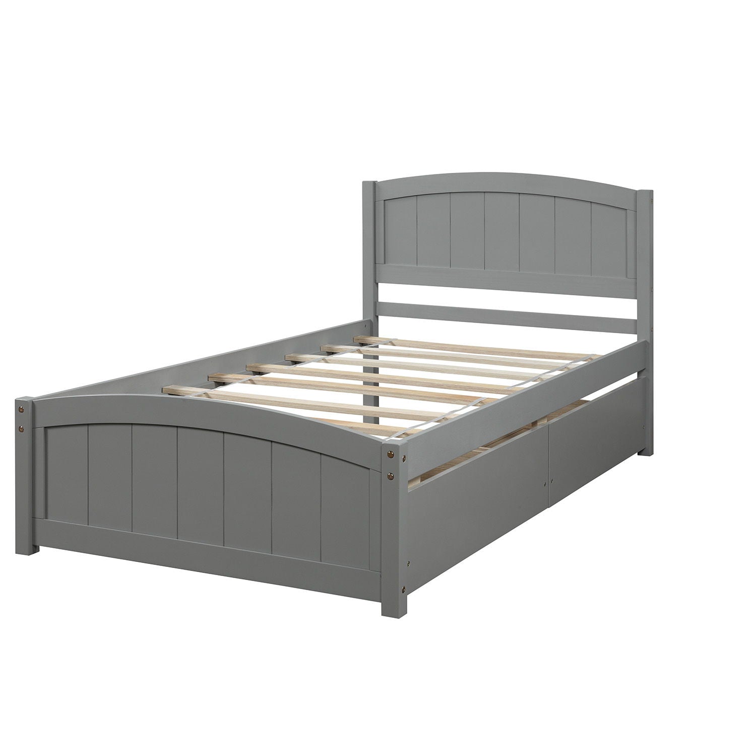 Platform Bed & Headboard, Footboard And Wood Slat Support - The Sleep Loft - Online Mattress Showroom NYC