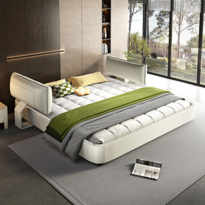 Cloud Bed Frame With Oversized Padded Movable Headboard - The Sleep Loft - Online Mattress Showroom NYC