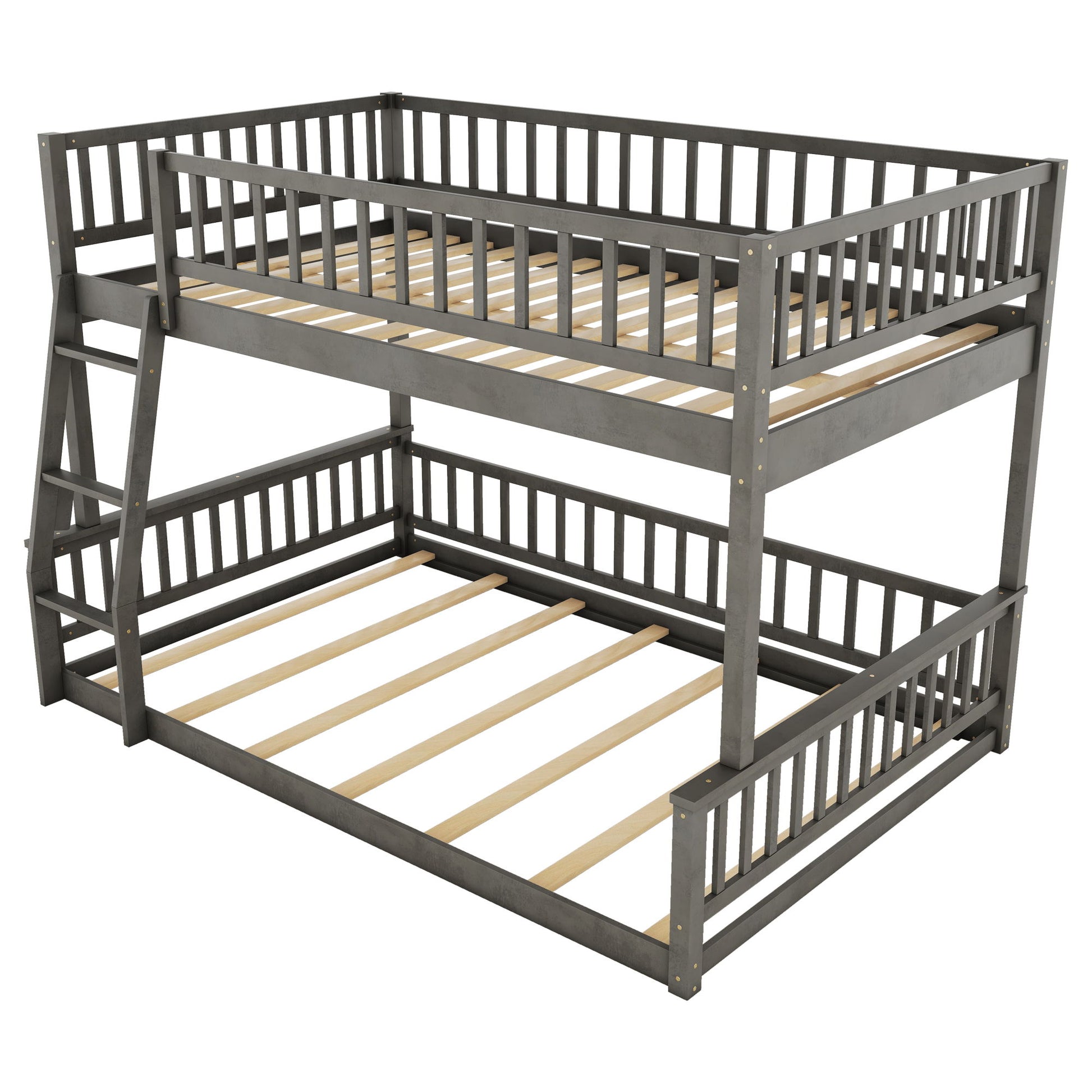 Bunk Bed With Ladder And Guardrails - The Sleep Loft - Online Mattress Showroom NYC