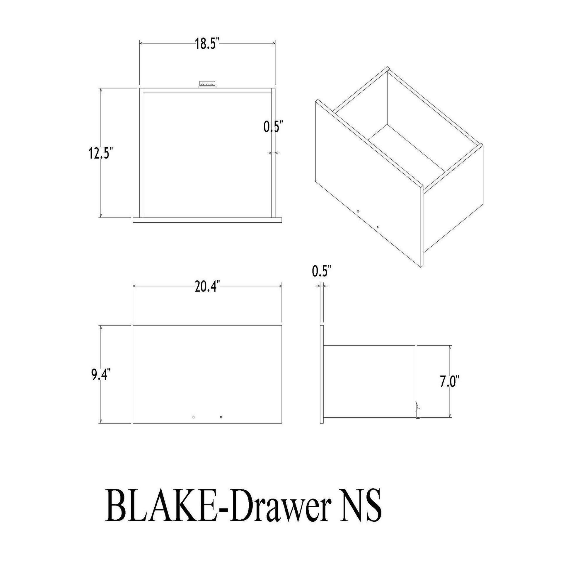 Lively - Nightstand With Glitter Detail And Thick Bar Handle Hardware - Black - The Sleep Loft - Online Mattress Showroom NYC