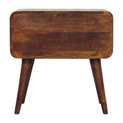 Avora - 3 Drawer Nightstand - Brown - The Sleep Loft - Online Mattress Showroom NYC