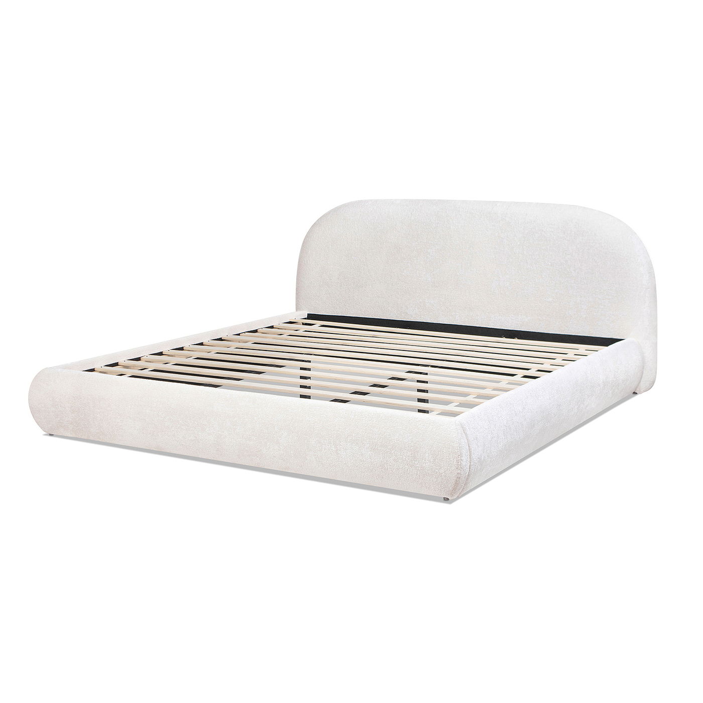 Archie Puffy Grounded - Upholstered Platform Bed - The Sleep Loft - Online Mattress Showroom NYC