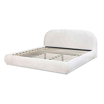 Archie Puffy Grounded - Upholstered Platform Bed - The Sleep Loft - Online Mattress Showroom NYC