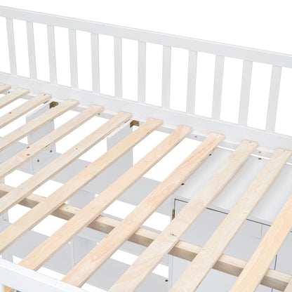 Loft Bed With Bookshelf, Drawers, Desk, And Wardrobe - The Sleep Loft - Online Mattress Showroom NYC