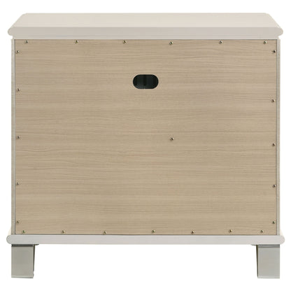 Gwendolyn - 2 Drawer Nightstand - White - The Sleep Loft - Online Mattress Showroom NYC