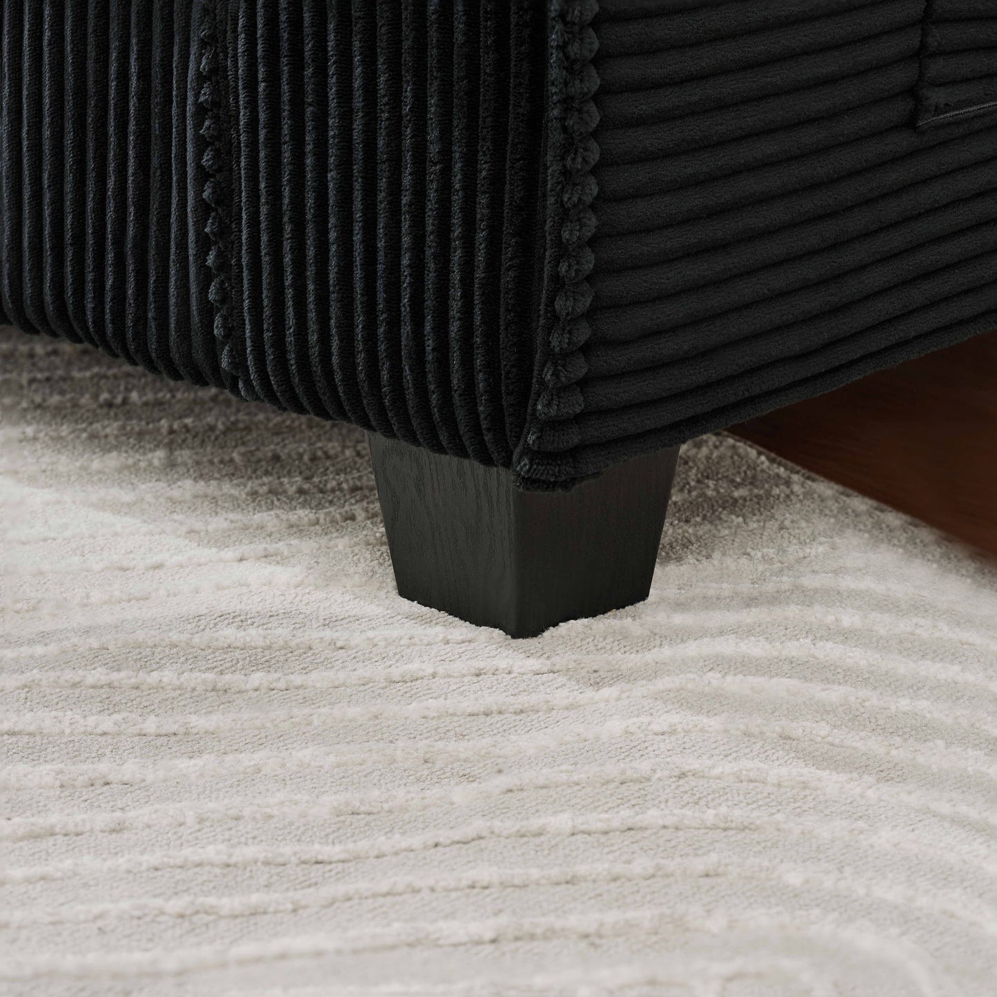 Storage Bench With Crystal Buttons And 1 Pillow For Bedroom - The Sleep Loft - Online Mattress Showroom NYC