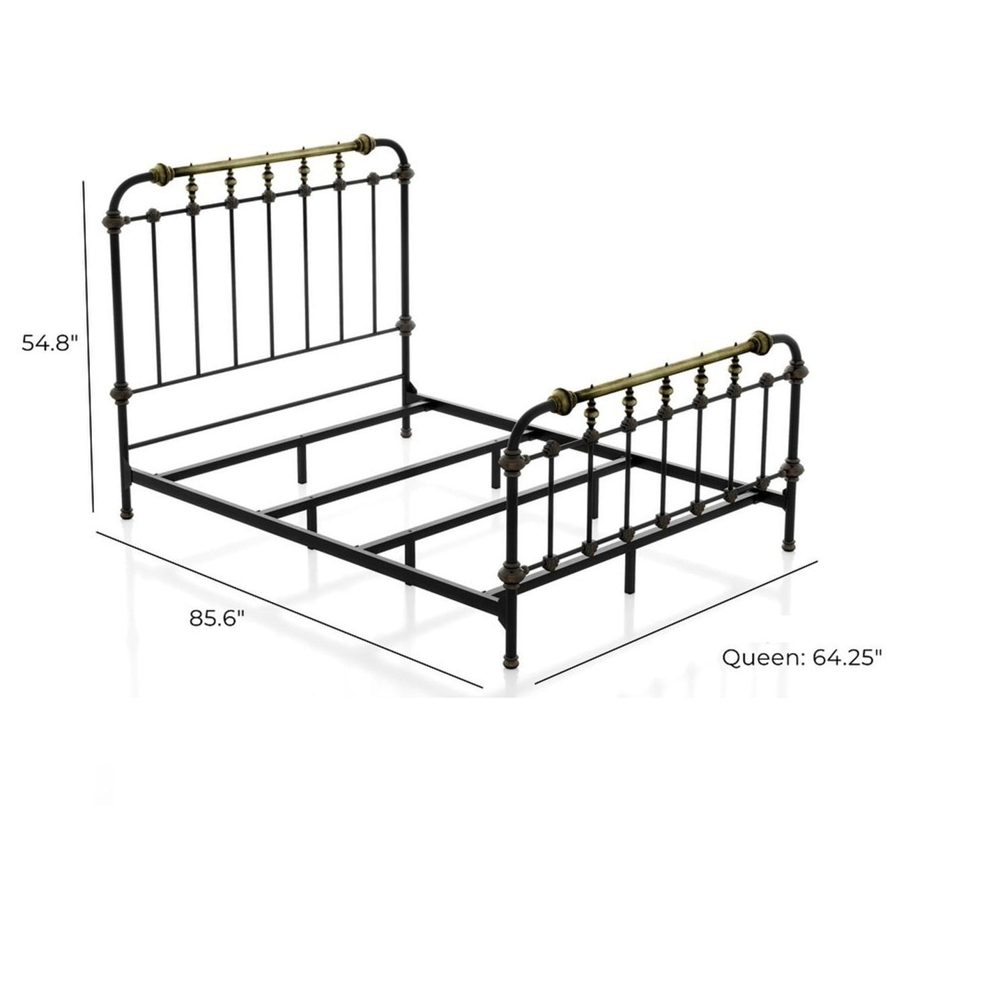 Transitional Style Bed With Accents - The Sleep Loft - Online Mattress Showroom NYC