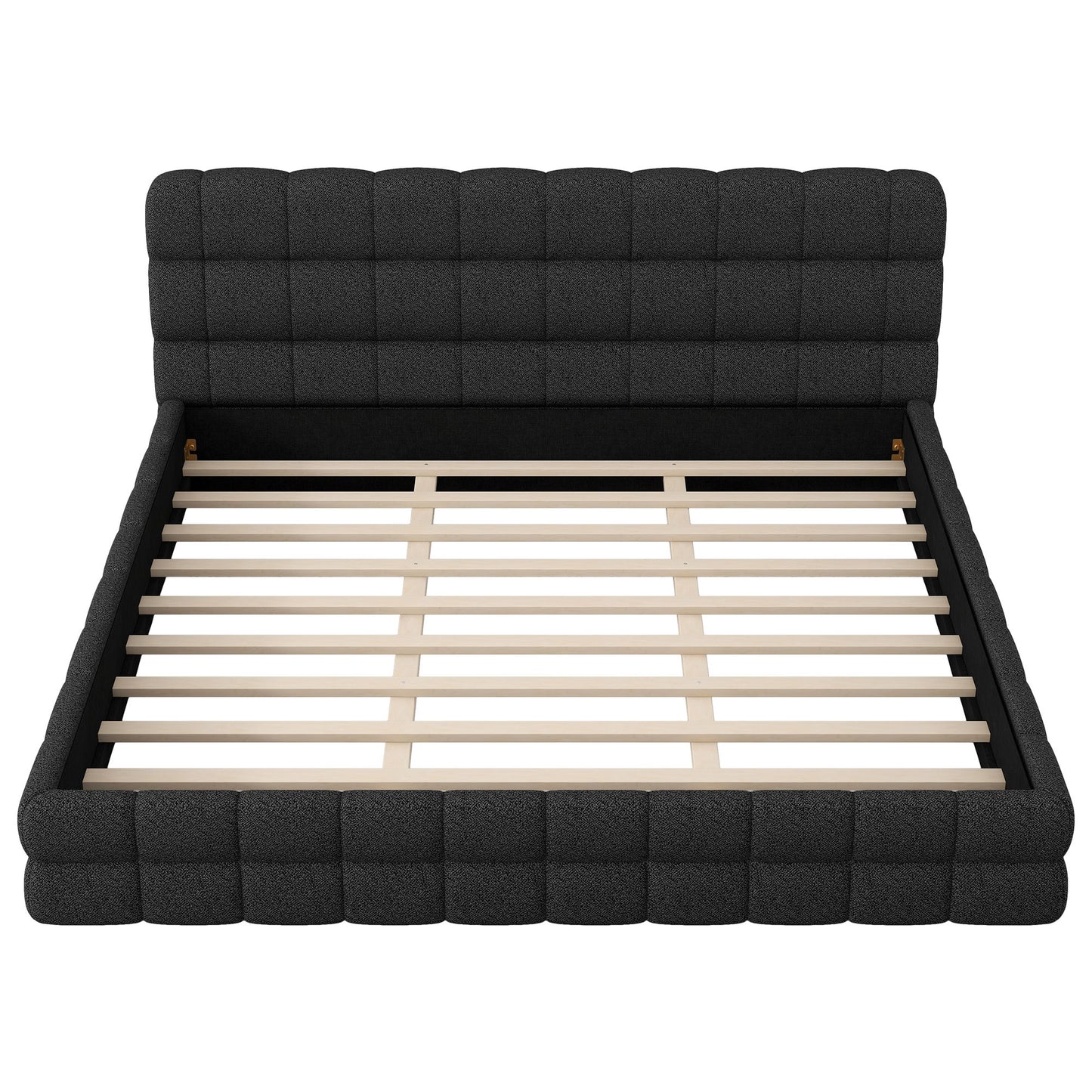 Upholstered Platform Bed With Headboard - The Sleep Loft - Online Mattress Showroom NYC