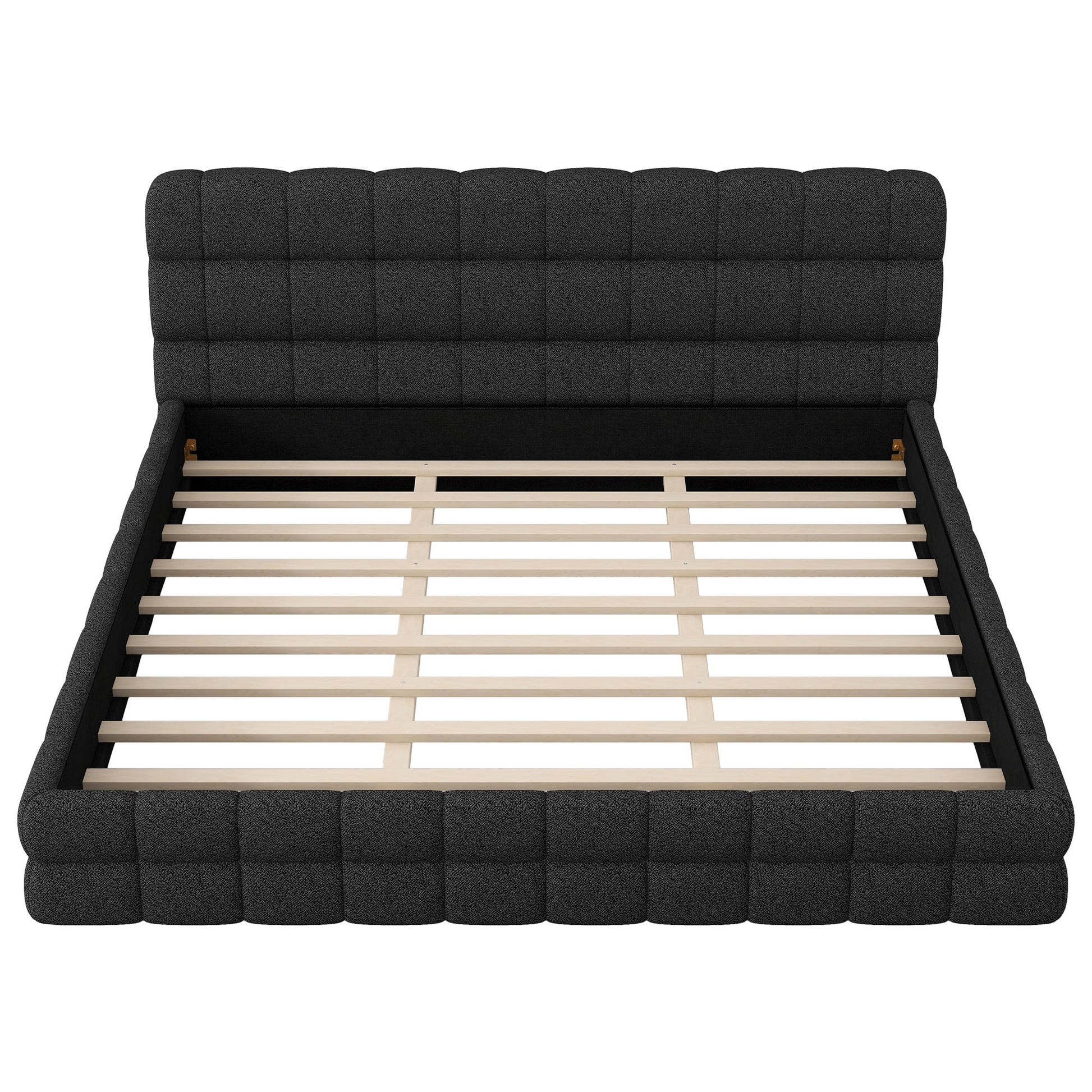 Upholstered Platform Bed With Headboard - The Sleep Loft - Online Mattress Showroom NYC