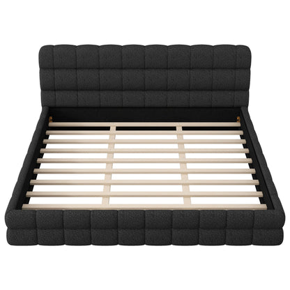 Upholstered Platform Bed With Headboard - The Sleep Loft - Online Mattress Showroom NYC