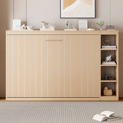 Murphy Bed With Bookshelf And Storage - The Sleep Loft - Online Mattress Showroom NYC