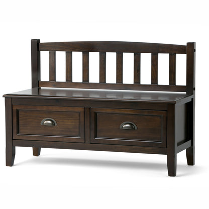 Burlington - Entryway Storage Bench With Drawers - The Sleep Loft - Online Mattress Showroom NYC