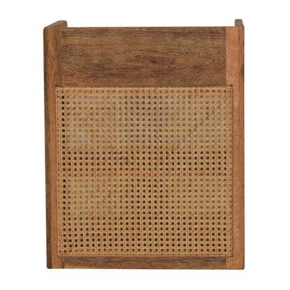 Larissa - T Bar Open Bedside Table - Oak - The Sleep Loft - Online Mattress Showroom NYC