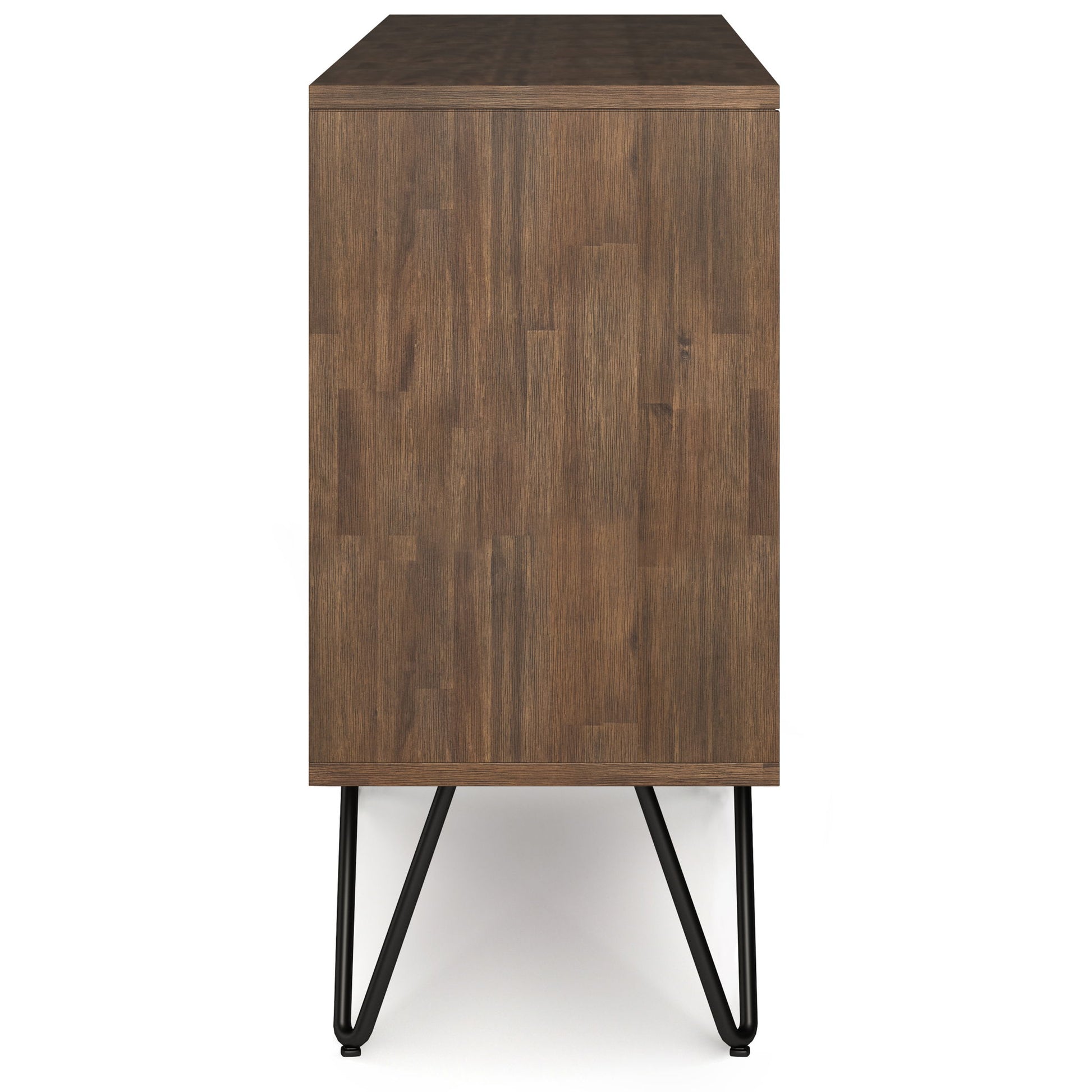 Chase - Low Bookcase - Rustic Natural Aged Brown - The Sleep Loft - Online Mattress Showroom NYC