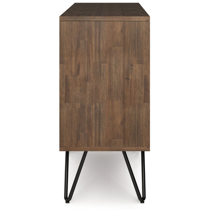 Chase - Low Bookcase - Rustic Natural Aged Brown - The Sleep Loft - Online Mattress Showroom NYC