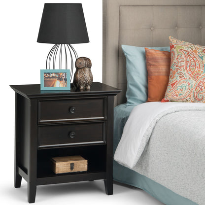 Amherst - Bedside Table, Handcrafted - The Sleep Loft - Online Mattress Showroom NYC