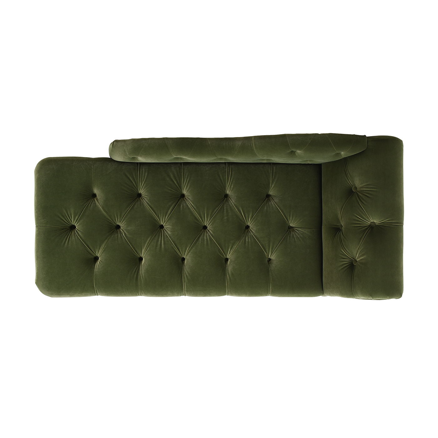 Samuel - Tufted Roll Arm Chaise Lounge - The Sleep Loft - Online Mattress Showroom NYC