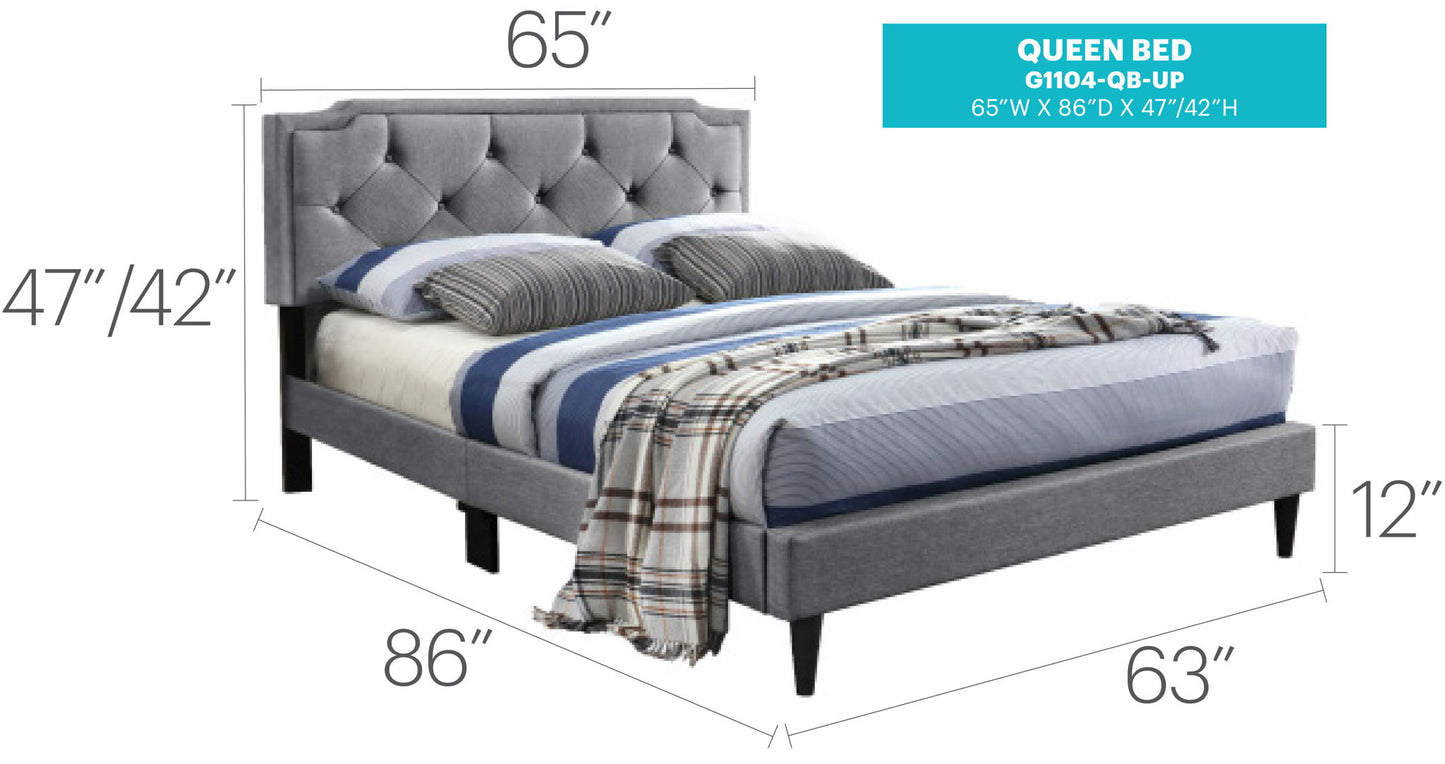 Button Tufted Bed Charming For Cozy Spaces - The Sleep Loft - Online Mattress Showroom NYC