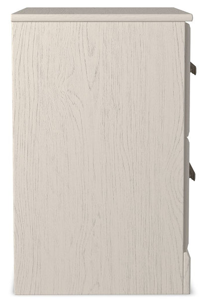 Stelsie - Two Drawer Night Stand - White - The Sleep Loft - Online Mattress Showroom NYC