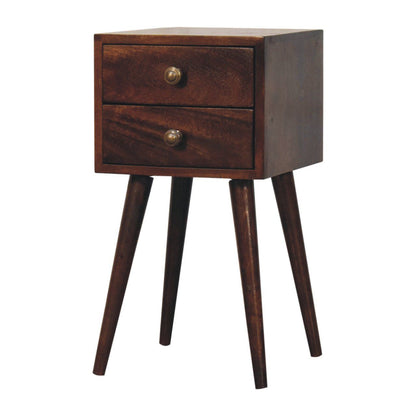 Solid Wood Mini Nightstand - The Sleep Loft - Online Mattress Showroom NYC