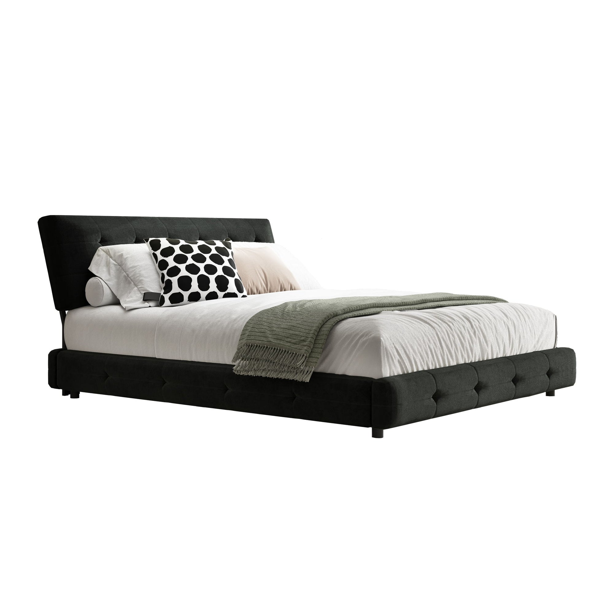 Tufted Headboard With Extra-Large Ultra-Soft Cloud Pillow Design - The Sleep Loft - Online Mattress Showroom NYC