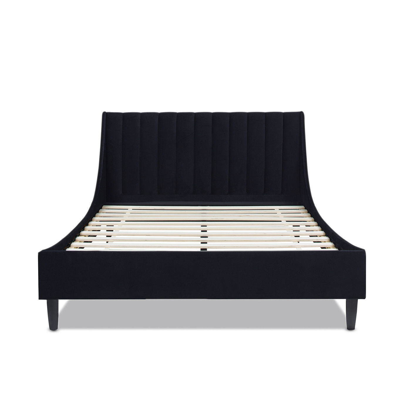 Aspen - Vertical Tufted Modern Headboard Platform Bed Set - The Sleep Loft - Online Mattress Showroom NYC
