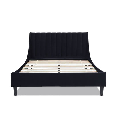 Aspen - Vertical Tufted Modern Headboard Platform Bed Set - The Sleep Loft - Online Mattress Showroom NYC