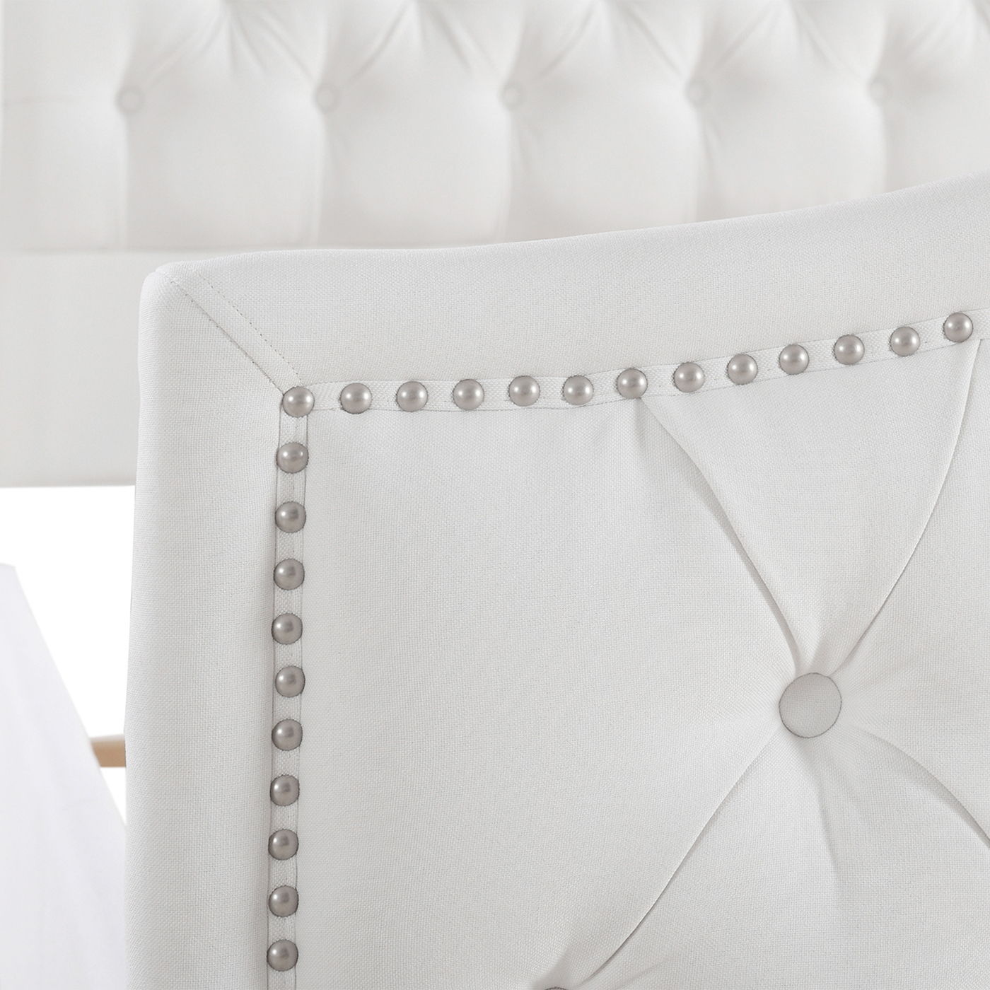 Marcella - Upholstered Shelter Headboard Bed Set - The Sleep Loft - Online Mattress Showroom NYC