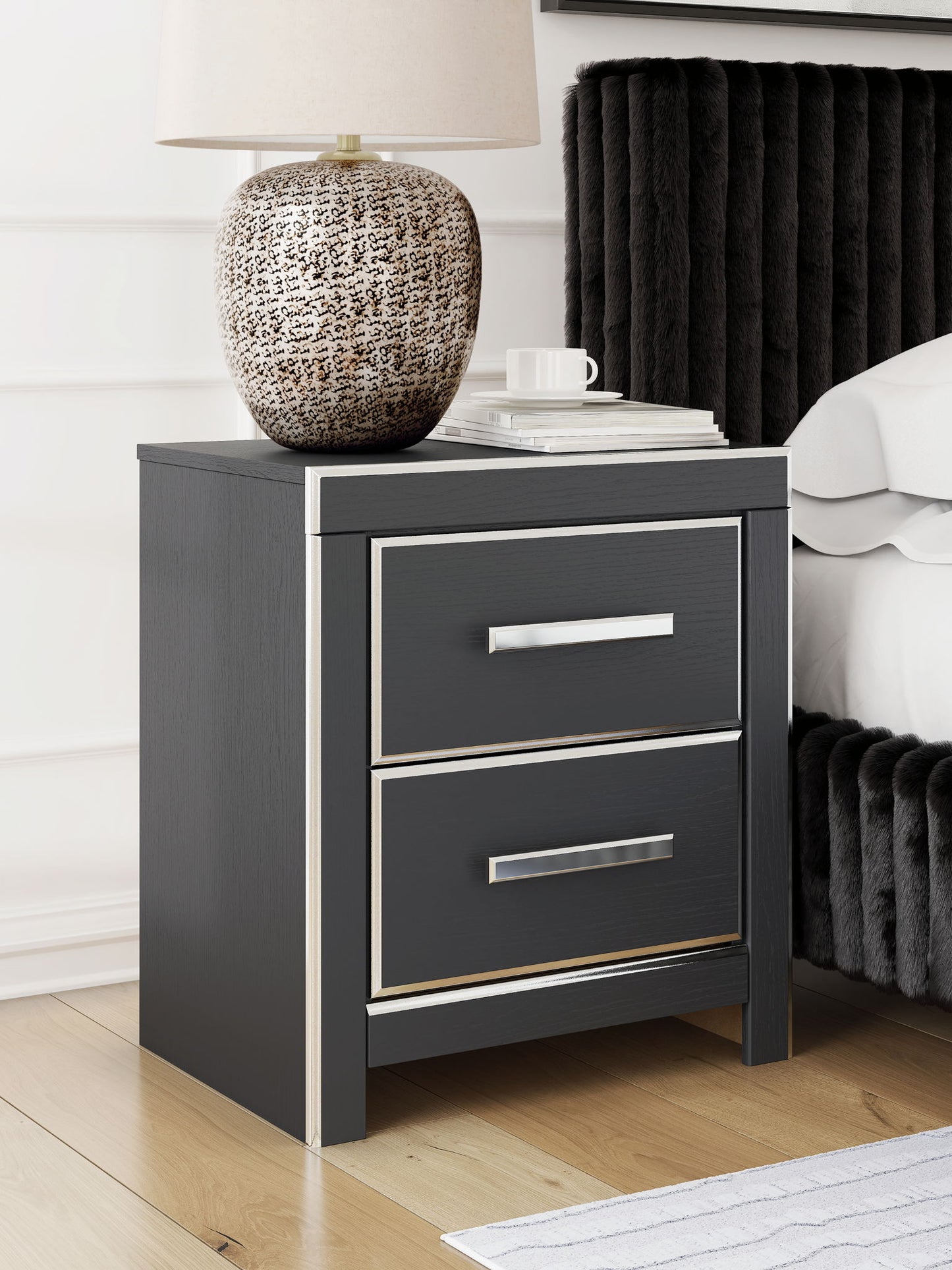 Zuraleus - Two Drawer Night Stand - The Sleep Loft - Online Mattress Showroom NYC