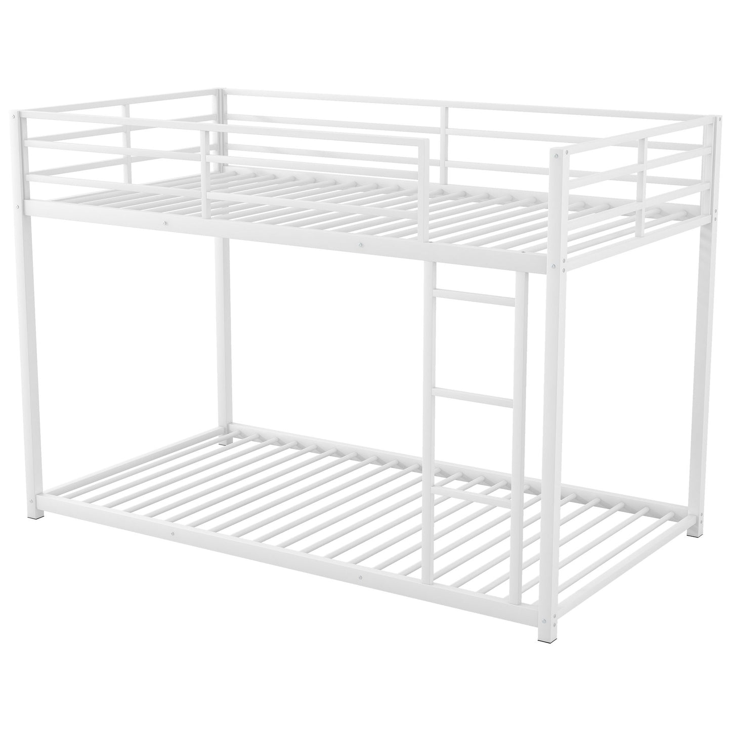 Metal Bunk Bed, Low Bunk Bed With Ladder - The Sleep Loft - Online Mattress Showroom NYC