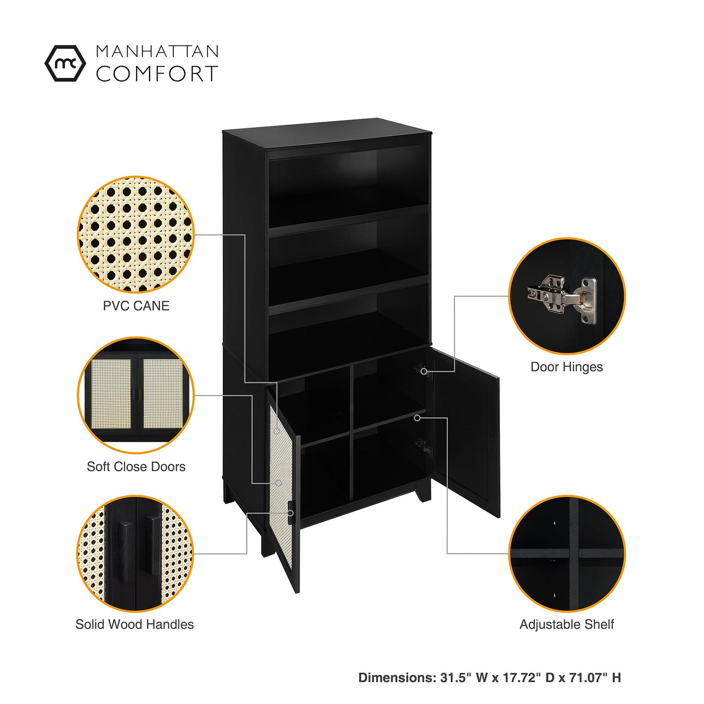Sheridan - Bookcase Cabinet - The Sleep Loft - Online Mattress Showroom NYC