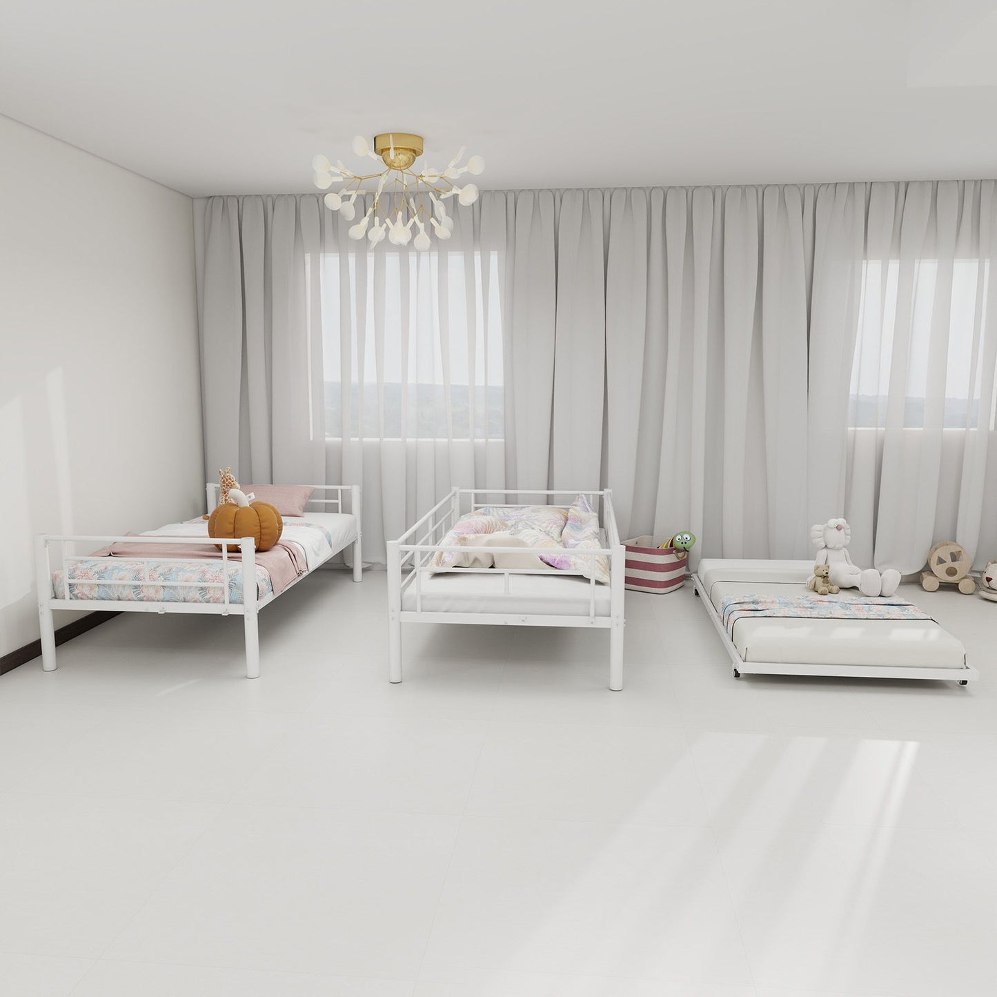 Bunk Bed For Kids, Convertible Frame With Ladders & Guardrail - The Sleep Loft - Online Mattress Showroom NYC