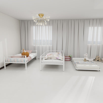 Bunk Bed For Kids, Convertible Frame With Ladders & Guardrail - The Sleep Loft - Online Mattress Showroom NYC