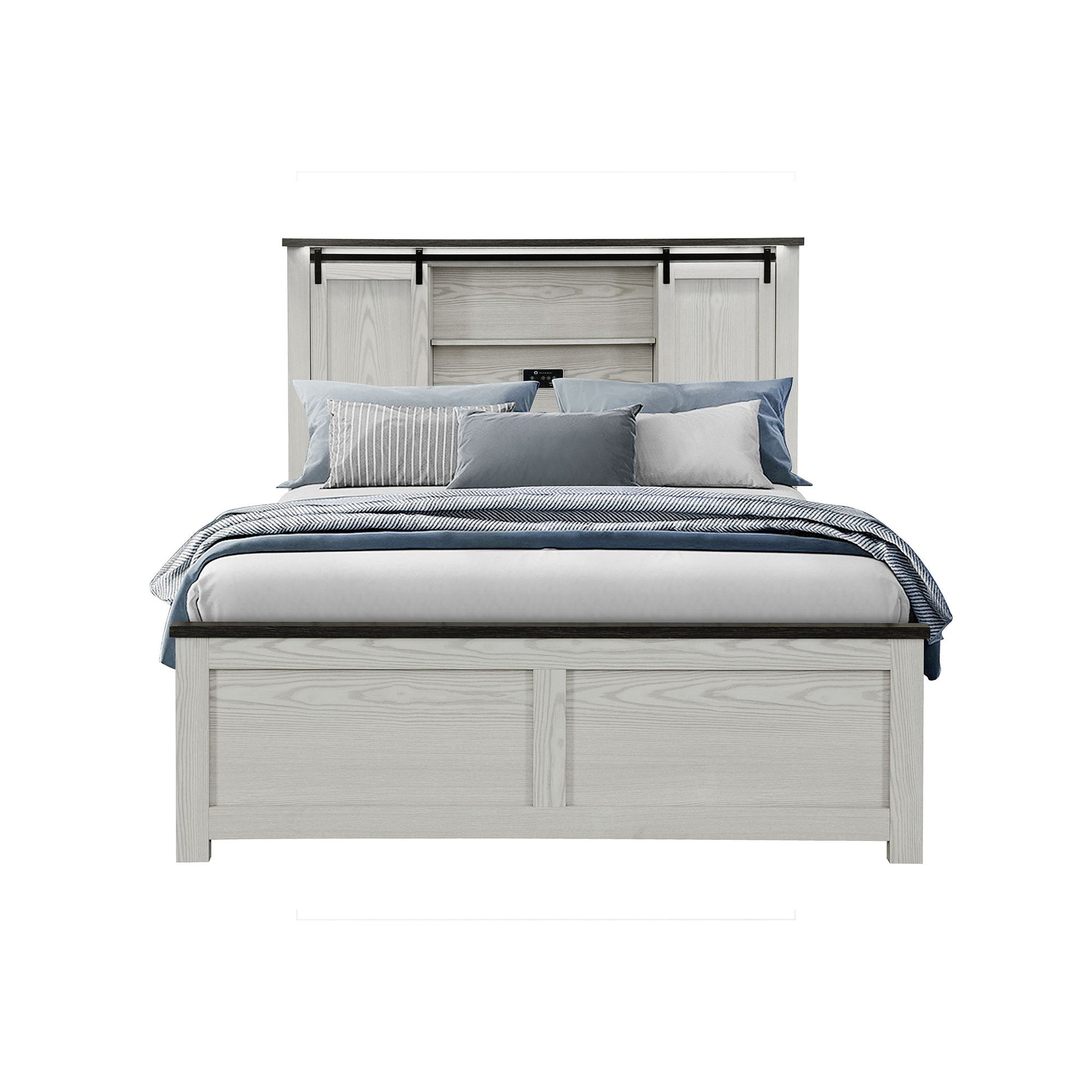 Avery - Bed With Bookcase Headboard - The Sleep Loft - Online Mattress Showroom NYC