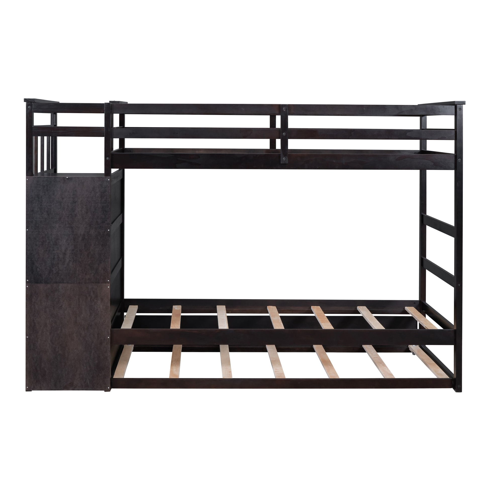 Bunk Bed With Trundle And Staircase - The Sleep Loft - Online Mattress Showroom NYC