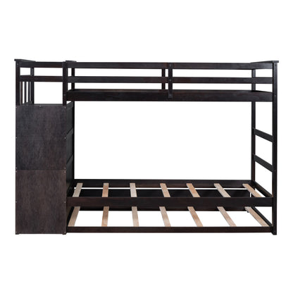 Bunk Bed With Trundle And Staircase - The Sleep Loft - Online Mattress Showroom NYC