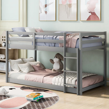 Floor Bunk Bed With Ladder - The Sleep Loft - Online Mattress Showroom NYC