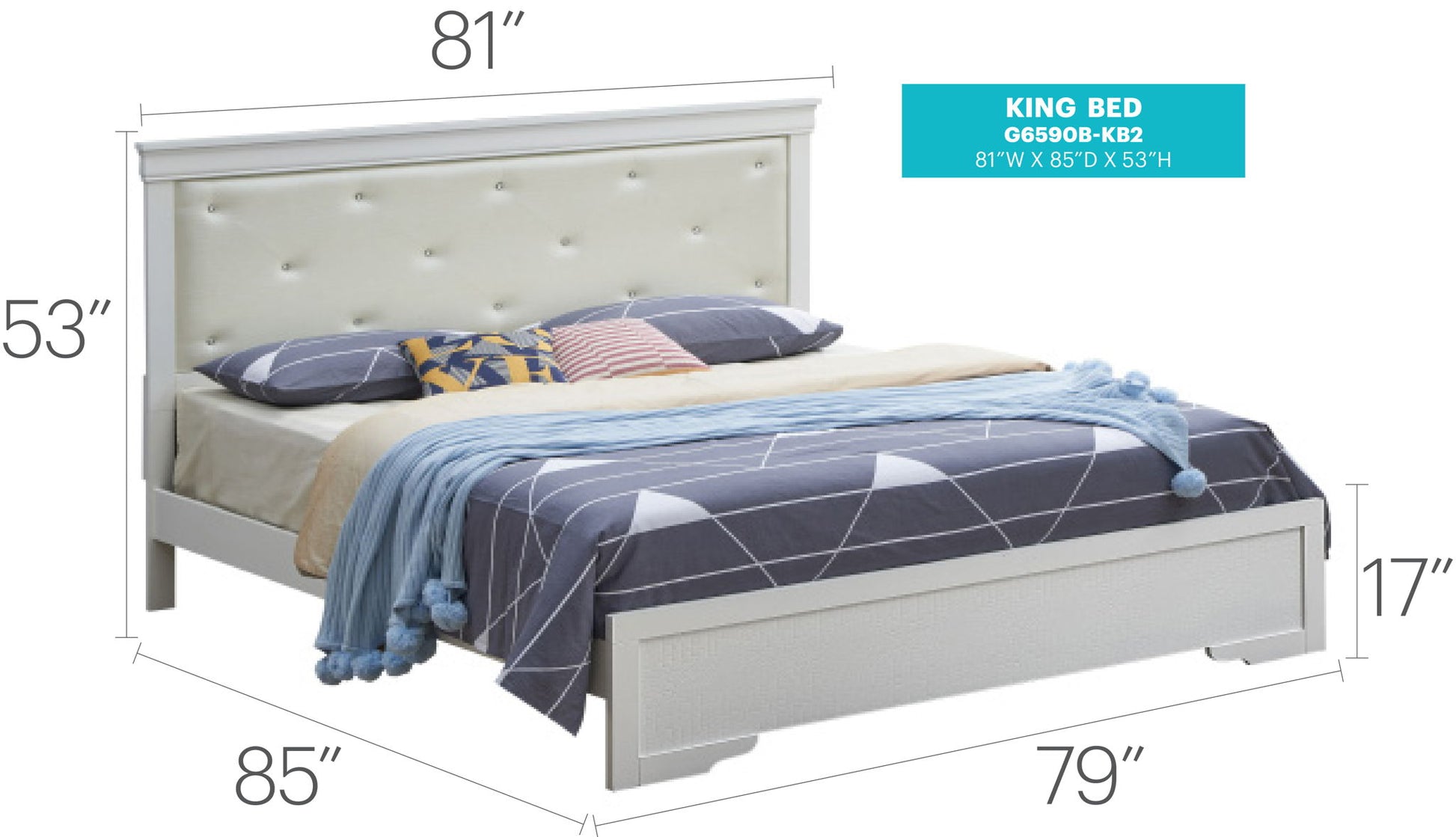 Chic Elegantly Designed Transitional Bed - The Sleep Loft - Online Mattress Showroom NYC