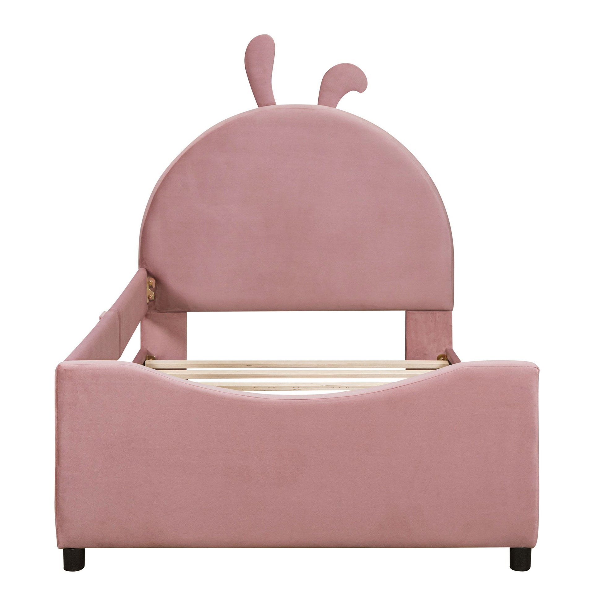Upholstered Daybed With Rabbit Ear Shaped Headboard - The Sleep Loft - Online Mattress Showroom NYC